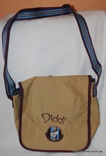 BEIGE DIDDL-MAUSTASCHE UMHÄNGETASCHE FREIZEIT-TASCHE SPORTTASCHE SCHULTERTASCHE