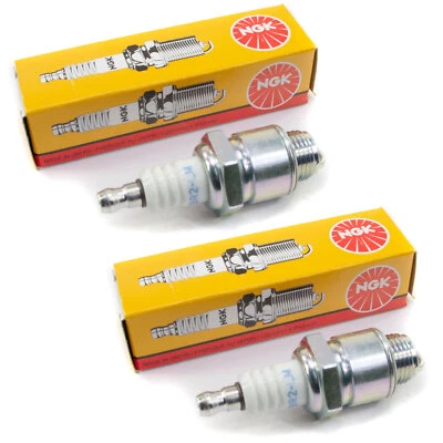 Zündkerze 2 Stück NGK BR2LM für Rasenmäher Briggs & Stratton wie RJ19LM WSR5F GL