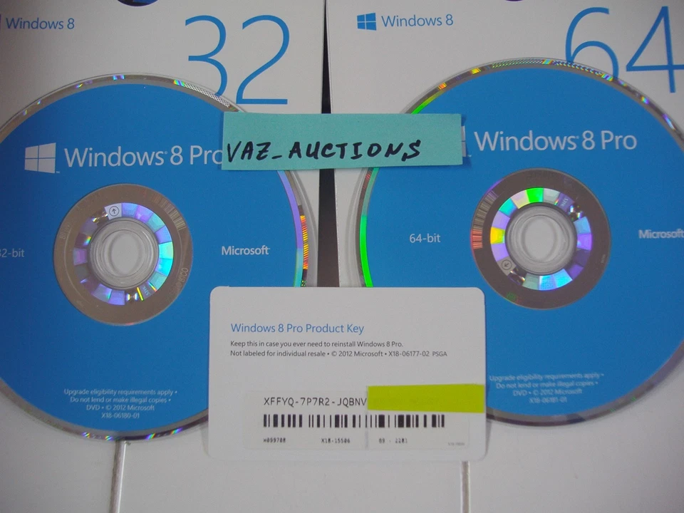 Microsoft Windows 8 Professional Full/Upgrade 32Bit & 64Bit DVD MS =NEW RETAIL= - Image 3 of 4