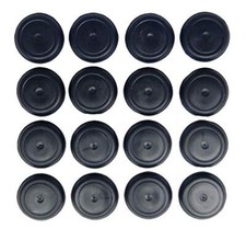 (Pack of 100) BPFE-17MM Rubber Ergonomic Caplugs w/Flush Type Heads. Fits Hole S