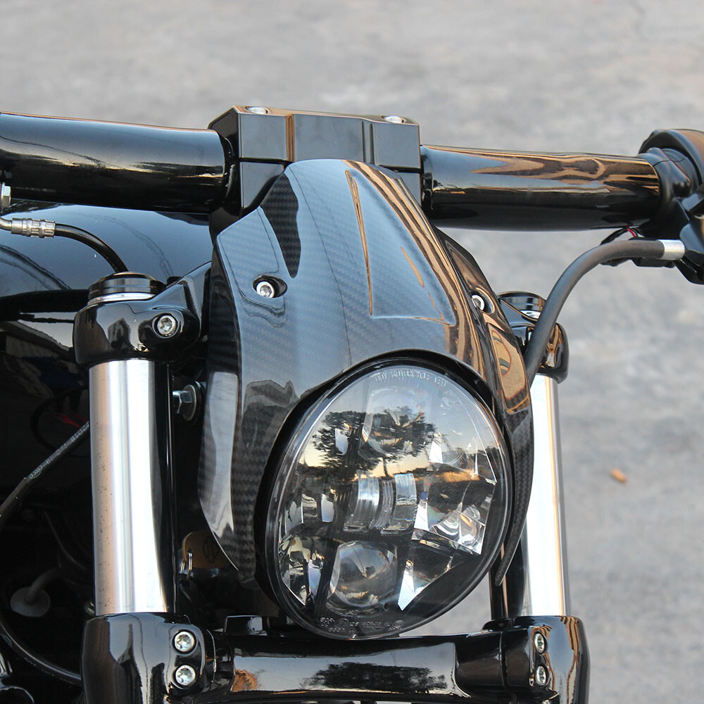 Carbon Fiber Front Headlight Fairing for Harley Breakout FXBR