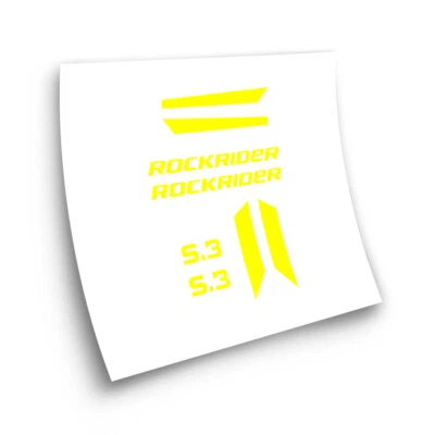 AUTOCOLLANTS STAR SAM® CADRE ROCKRIDER MODÈLE 1 STICKER CADRE DÉCALCOMANIES VÉLO