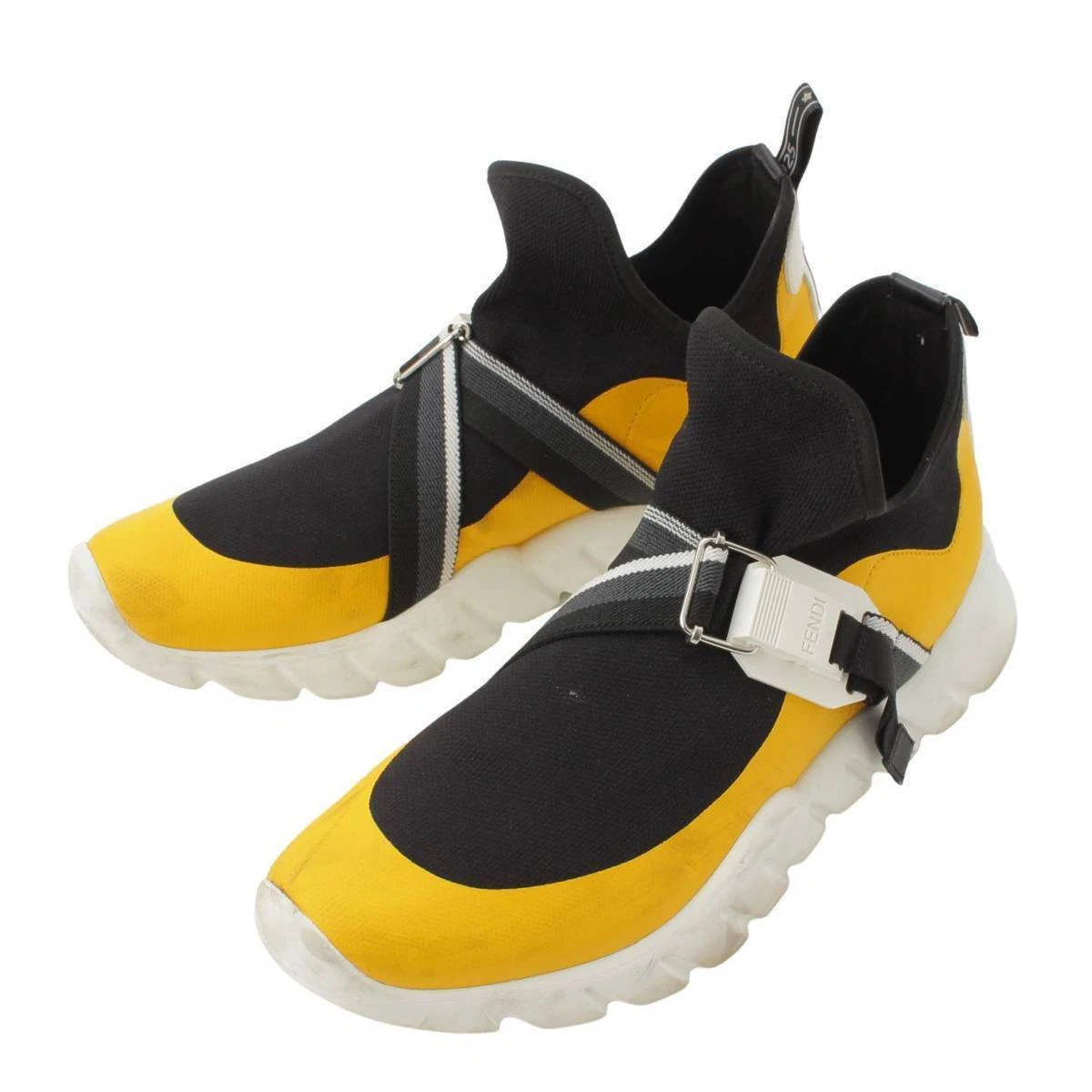 Fendi buckle sneakers clearance