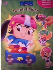 X-TREME SPORTS GIRLS 'RAMP RIDERS' REUSABLE STICKER BOOK NEW 