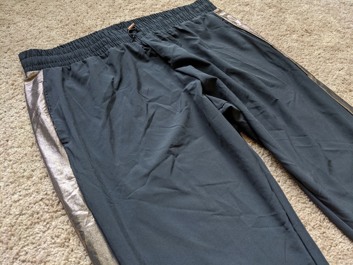 Victoria’s secret Shine jogger Victoria's Secret Sport Metallic Shine Gold Jogger Pants