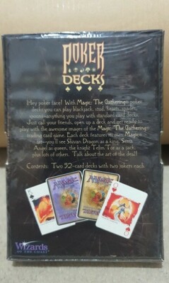 Wizards of the Coast Magic the Gathering Poker Decks - 52 Cards