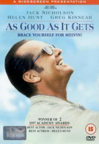 As Good As It Gets (DVD) Jack Nicholson Helen Hunt Greg Kinnear Cuba Gooding Jr. - Afbeelding 1 van 1