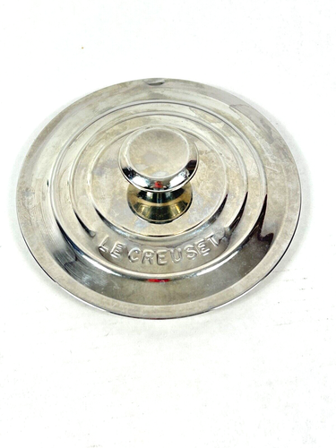 Le Creuset Casseruola Acciaio Inox Pentola Coperchi Solo Salsiera 7" &8" Lotto di 2 - Foto 7 di 10