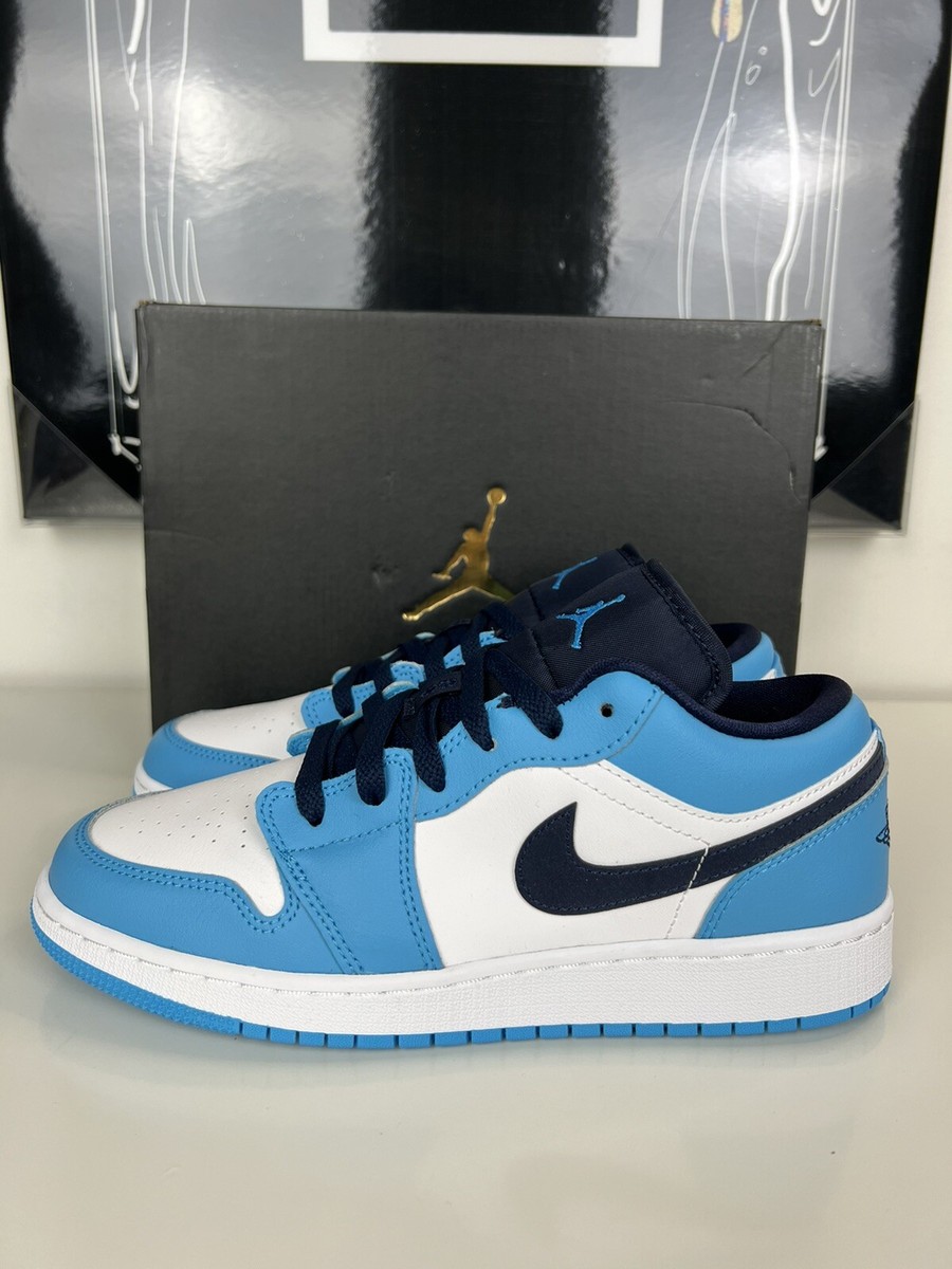 Air Jordan 1 Low (GS) ‘UNC’ Powder Blue Size 6.5Y / Women’s Size 8 Air Jordan 1 Retro Low OG  main image 4