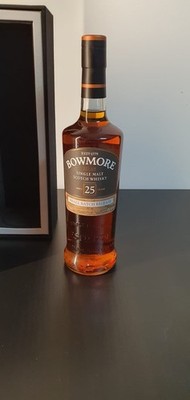 3 Bowmore 25 years/Jahre, American Bourbon und Sherry Casks, Small Batch, 43%