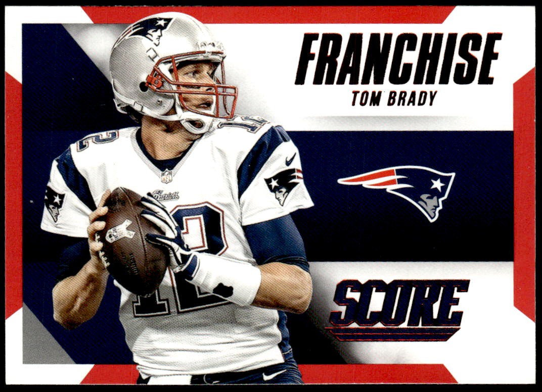 2015 Score #1 Tom Brady Franchise Red E1