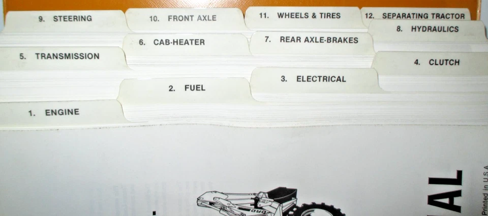 Ford 455 Tractor Cargadora Retroexcavadora Manual de Reparación Taller ¡MUY BUEN ORIGINAL! Foto 4 de 4