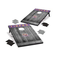 Wild Sports 2'x3' MDF Wood NCAA College Cornhole Set LSU Tigers Fast Ship