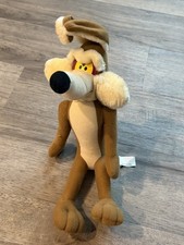 Vintage 1998 ACE Looney Tunes Wiley Wile E Coyote 17  Stuffed Plush Animal