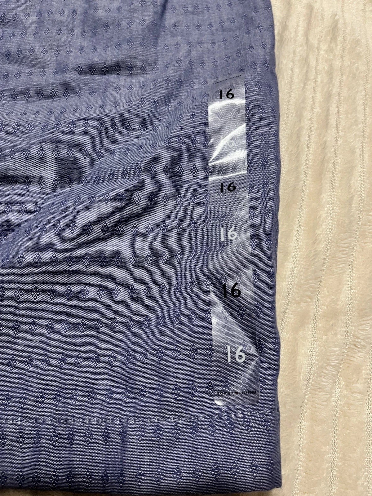 Tommy Hilfiger Women’s Chino Shorts Size 16 Blue Textured Cotton New thumbnail 5