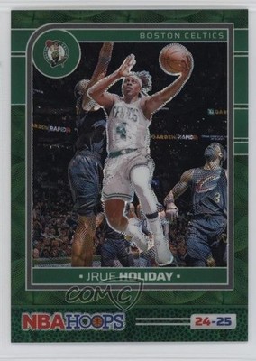 2024-25 Panini NBA Hoops Premium Green Scope Prizm 3/25 Jrue Holiday #93 13ux