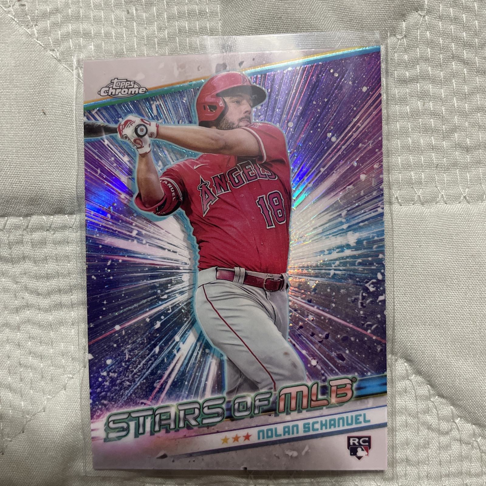 2024 Topps Update Series - Stars of MLB Chrome #CSMLB-73 Nolan Schanuel (RC)