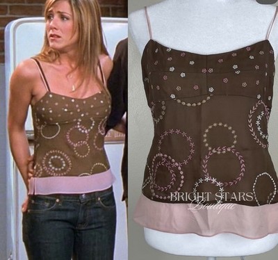 Bcbg Maxaria Brown Silk Cami ASO Rachel Green In Friends