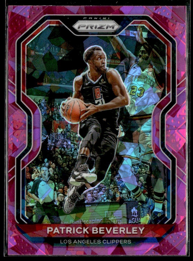 2020-21 Panini Prizm Pink Ice Prizm Patrick Beverley #140 TS1