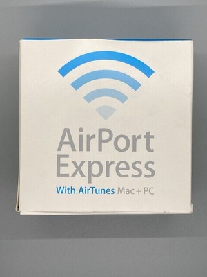 Apple Airport Express with AirTunes Mac+PC Good condition