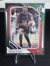2026 Donruss WNBA #81 Saniya Rivers Green Shimmer