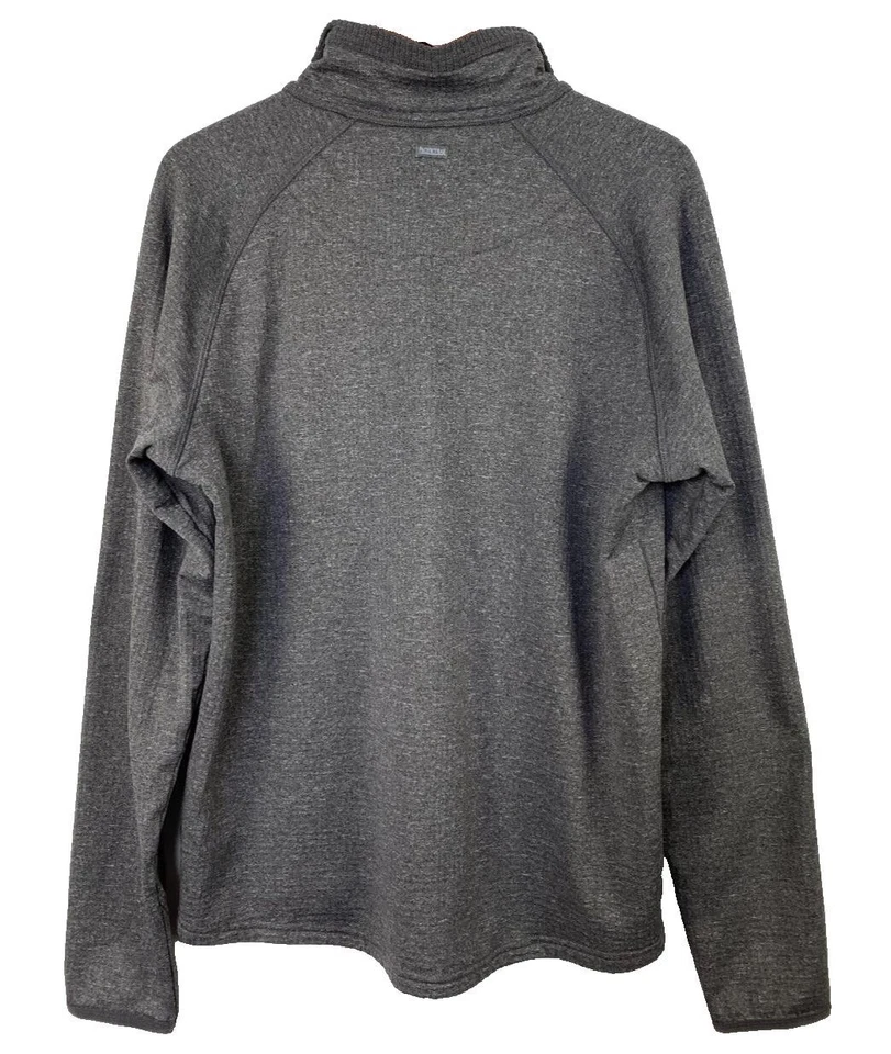 Camisa Pullover Pacific Trail Outdoor Wear Talla L Gris Manga Larga Media Cremallera Frontal Foto 2 de 4