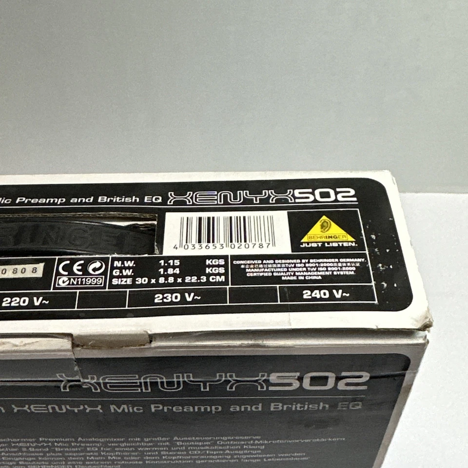 Behringer XENYX 502S Premium Analog 5-Channel Mixer with USB Streaming Interface - Image 3 of 4