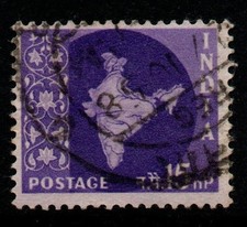 Product Image: INDIA SG381a 1958 15np VIOLET FINE USED