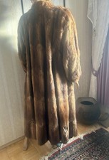 VINTAGE 70ER: SONDERPREIS......NERZ / PELZ  MANTEL GR. 46 STATEMENT DAMENMANTEL 