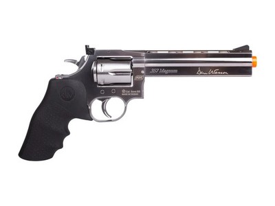 (NEW) Dan Wesson 715 6'' CO2 Airsoft Revolver, Silver