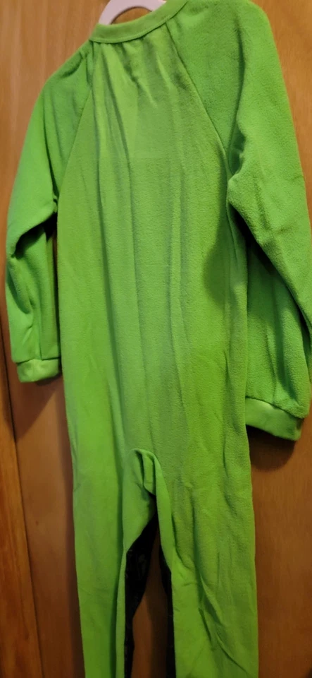 Pijamas de una pieza Minecraft verde y negro para niños talla 6/7 Foto 4 de 4