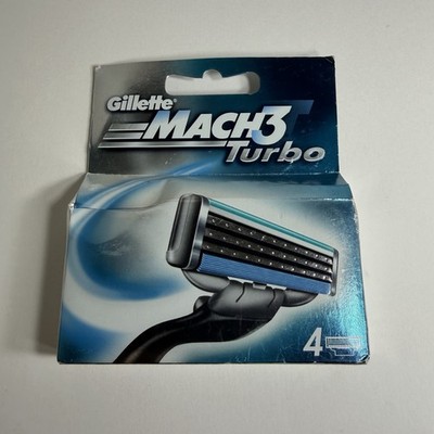 GILLETTE MACH3 TURBO Razor 4 Pack