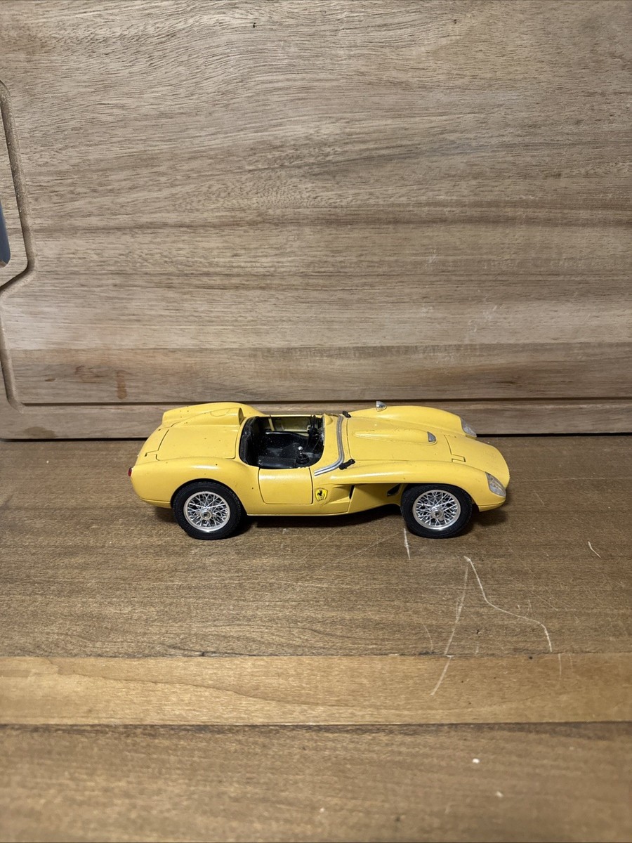 Vintage Burago Yellow 1957 Ferrari 250 Testa Rossa 1/18 | eBay
