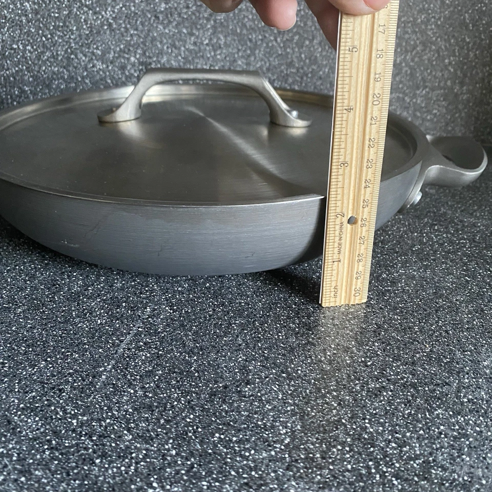 Sartén grande vintage Dansk serie Master sartén con tapa resistente 12" Foto 3 de 4