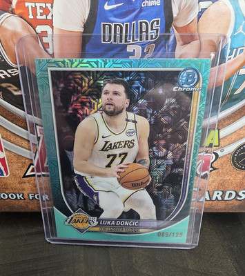 Topps 2025-26 Bowman Chrome Luka Dončić Lakers #BCV-123 Parallel 089/125