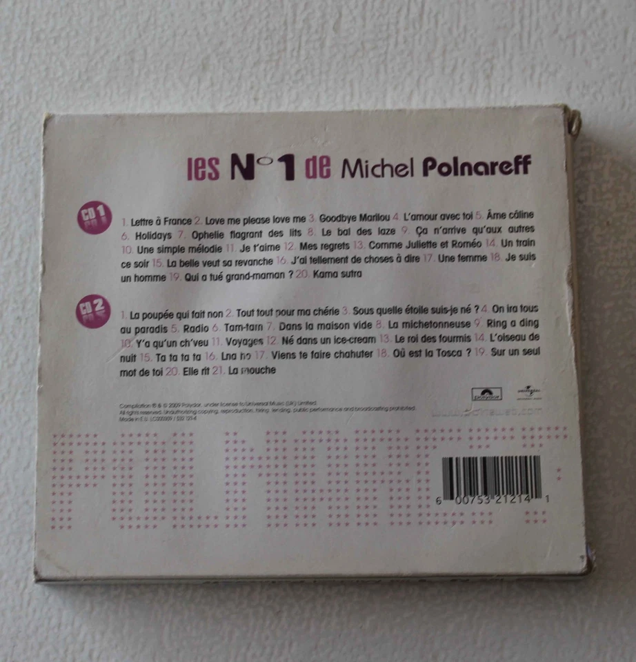 Michel Polnareff , passe présent - best of , 2 CD - Photo 3/4