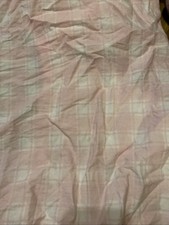 Parents Choice Cotton Fitted Crib Sheet Pink White