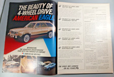 1980 AMC American Eagle Magazine Ad "The Beauty of 4-Wheel Drive"