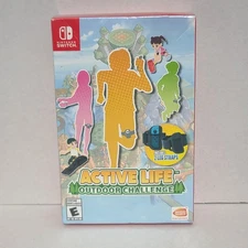 Active Life Outdoor Challenge NEW Sealed Game & Leg Straps Incl. Nintendo Switch