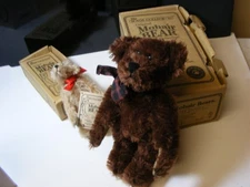 2 BOYDS Mohair Teddy Bears Lim Ed BEAR 590070-05 8" NIB & BEAR 590081-03 5.5"