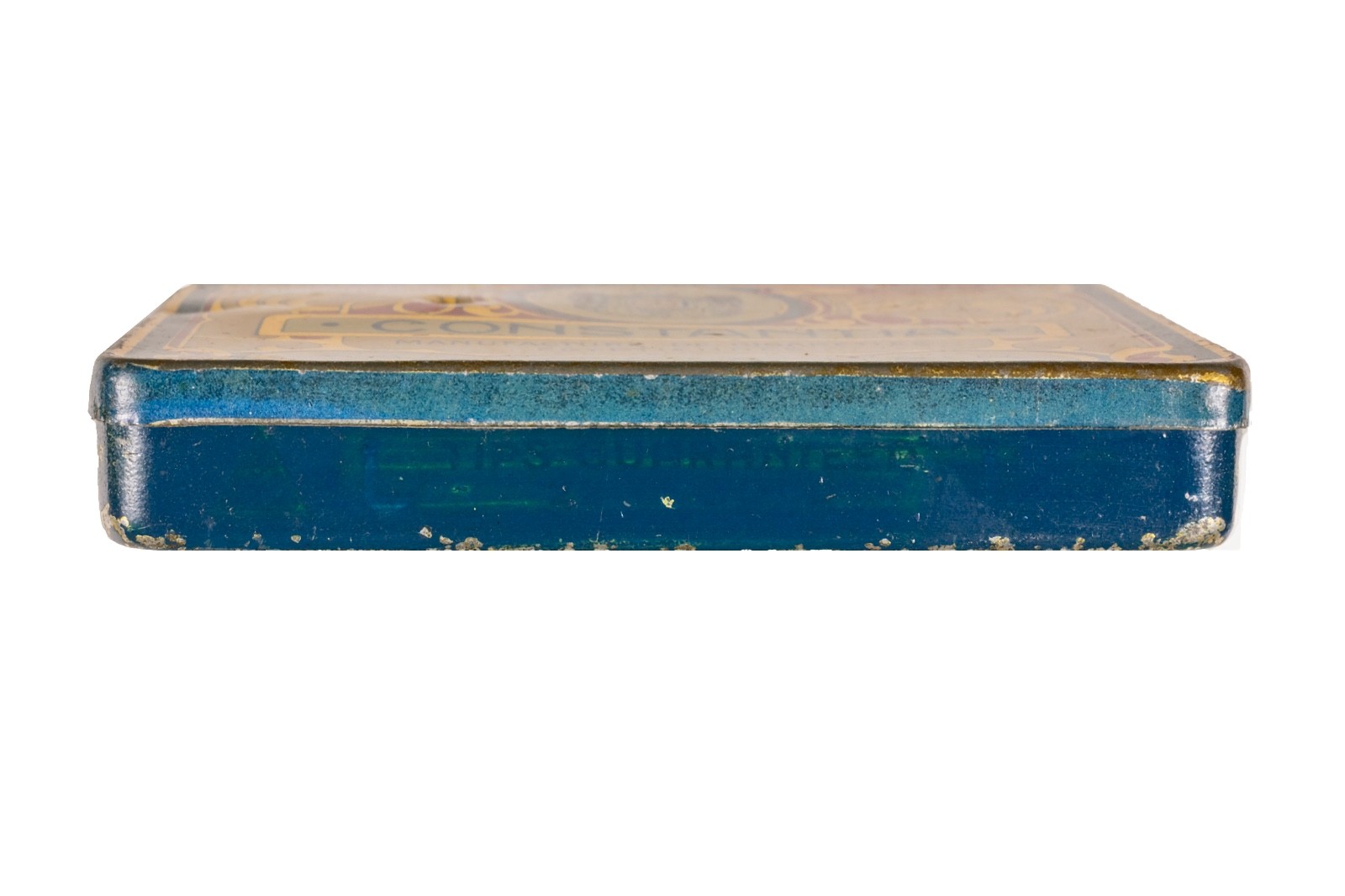 Rare 1930s German “Constantia” litho hinged cigarette tin in fair condition