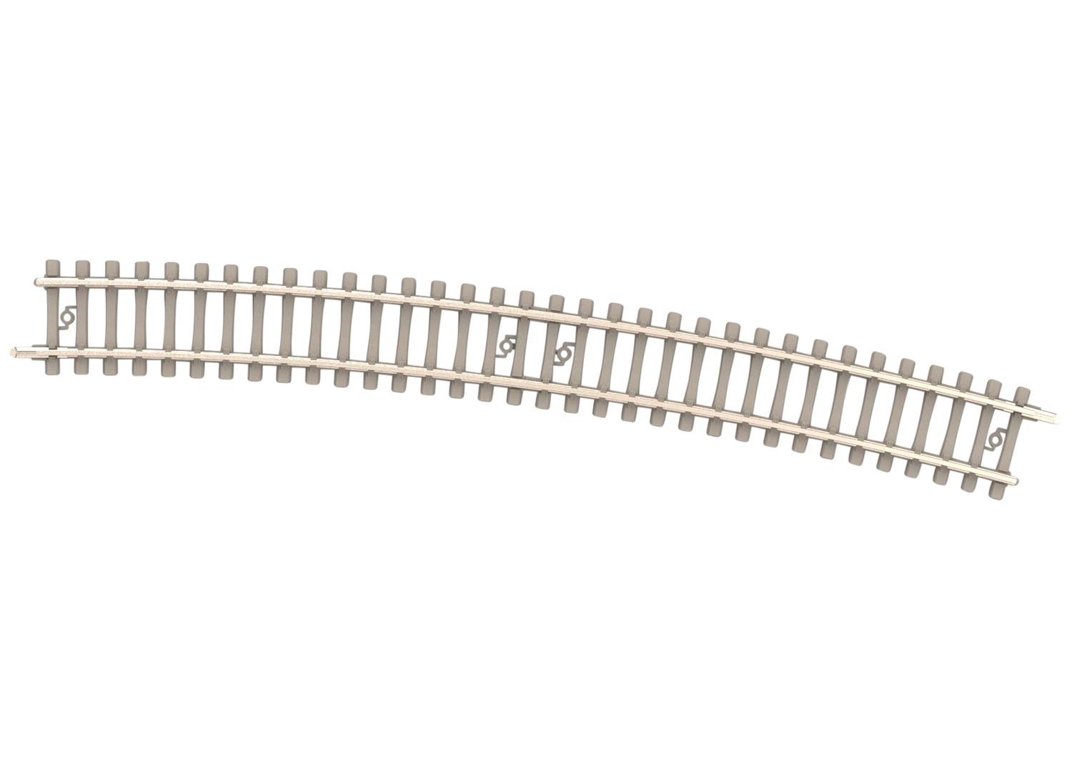 Minitrix / Trix N 14528 - Gebogenes Gleis mit Betonschwellen Radius 526,2 mm NEU