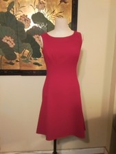 ELIZA J Vibrant Red Midi Dress