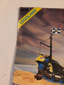 Vtg Lego Pirates Caribbean Clipper (6274) Instruction Manual Booklet Only