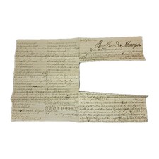 1850s Handwritten Literary Manuscript &ndash; Poe &ldquo;The Bells&rdquo; & Sheridan Pizarro &ndash;...