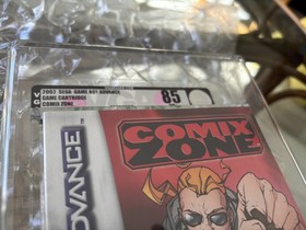 Comix Zone Nintendo Game Boy Advance PAL Exclusive VGA 85 Silver NOT WATA Rare