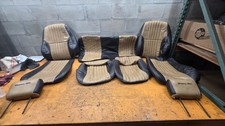 98-02 Trans Am Aftermarket Black Brown Leather Seat Covers Skins Front Rear