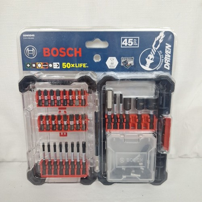 #ad #ad BOSCH 45 pc Impact Tough Drill Driver Bit Set with Custom Storage Case SDMSD45 $24.95