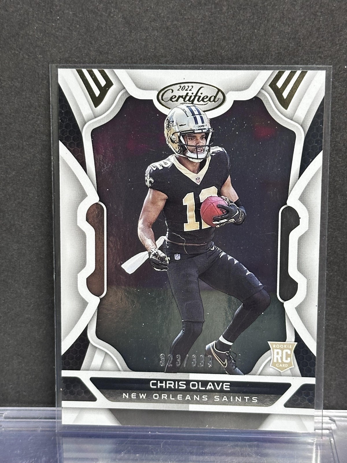 2022 Panini Certified #113 Chris Olave #/399 New Orleans Saints Rookie