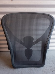 Herman Miller Remastered Aeron Size B Backrest | PostureFit SL | CARBON COLOR